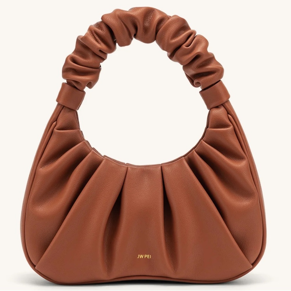 JW Pei vegan leather handbag with ruched handle